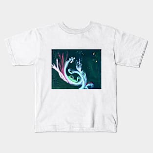 Playing in space Kids T-Shirt